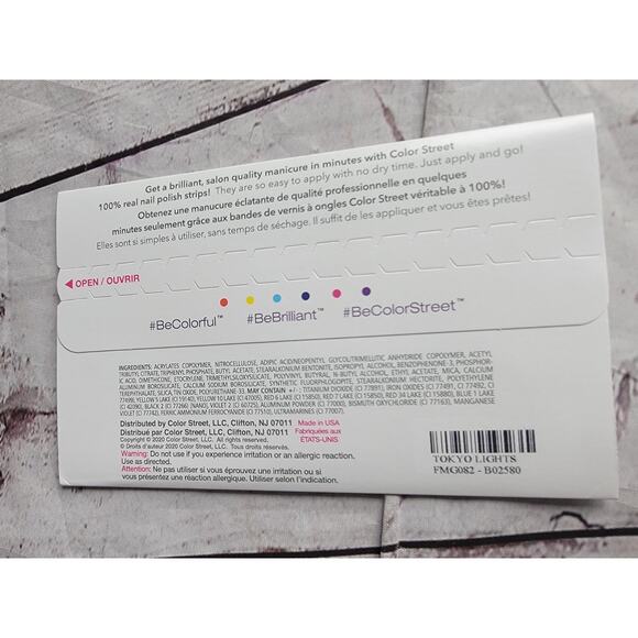 Color Street Nails Tokyo Lights Glitter New In Package - Picture 3 of 3